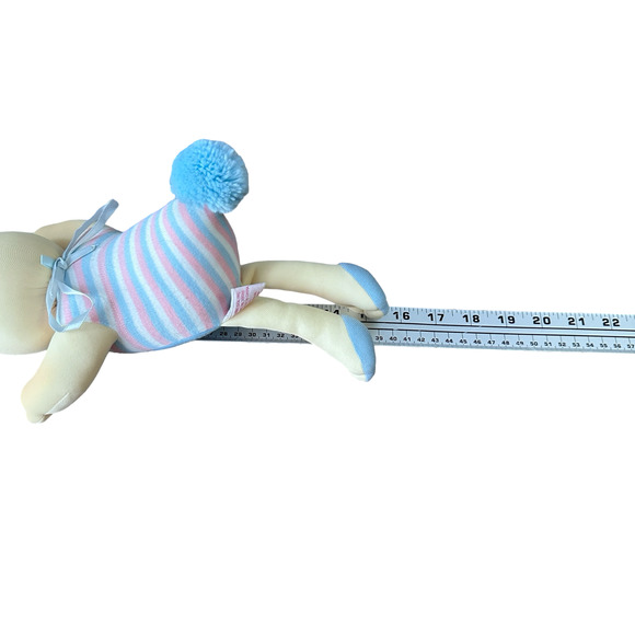 Vintage Cabbage Patch Kids Bunny Bee Plush Toy Blue Pink Xavier Roberts Lot of 2 - Picture 9 of 12